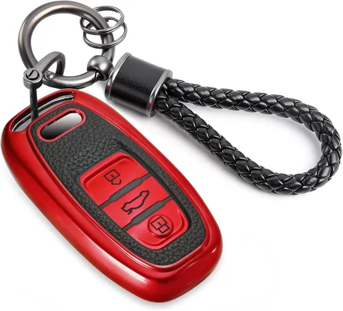 Miniatura 30 de Funda para llavero Buick con llavero de pulsera de circonita de moda, diseño de diamantes encantadores funda suave para Avenir Envision Encore Chevy
