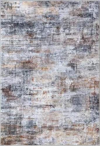 Miniatura 424 de IOHOUZE Alfombra abstracta lavable de 3 x 12 pies para pasillos, antideslizante para cocina, camino de entrada de lana sintética para interiores