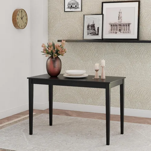 Miniatura 2 de Signature Design by Ashley Kimonte - Mesa rectangular de comedor, color negro