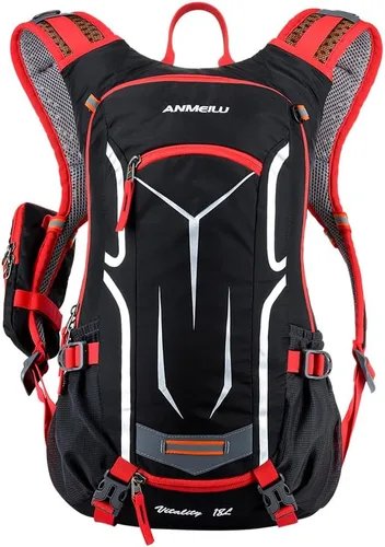 Miniatura 10 de Mochila de ciclismo al aire libre, 18L, color negro