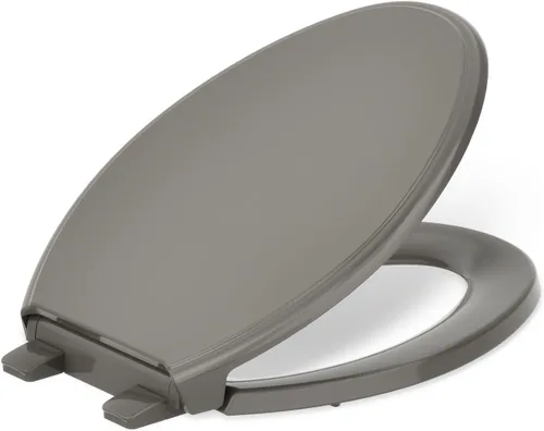 Miniatura 19 de KOHLER 4733-RL-7 Glenbury ReadyLatch - Asiento de inodoro alargado con cierre silencioso, asientos de inodoro con cierre suave, color negro