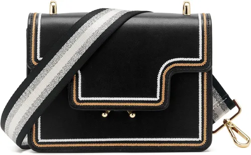 Miniatura 164 de ZOOEASS - Correa de repuesto para cartera, para colgar en el hombro o para cruzar, ancha y ajustable, de lona