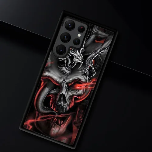 Miniatura 330 de CARLOCA Funda compatible con Samsung Galaxy S22 Ultra, diseño gráfico de Star Howling Wolfs Samsung Galaxy S22 Ultra, diseño gráfico, a prueba