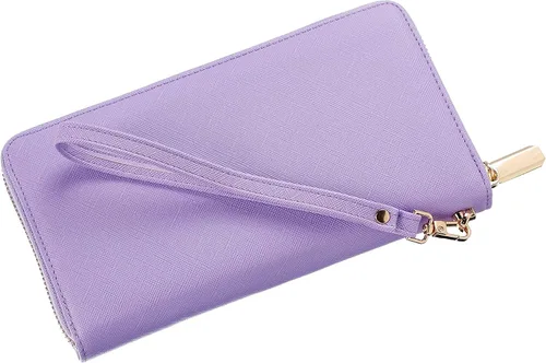 Miniatura 3 de Chelmon - Monedero para mujer de cuero genuino con bloqueo de señal RFID, para tarjetas de crédito