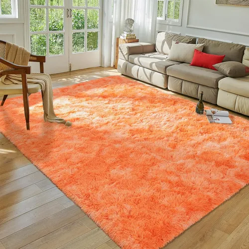 Miniatura 24 de Alfombra de área Softlife para sala de estar, alfombra lanuda mullida y esponjosa de 6 x 9 pies en color azul para dormitorio de niñas y niños, Azul