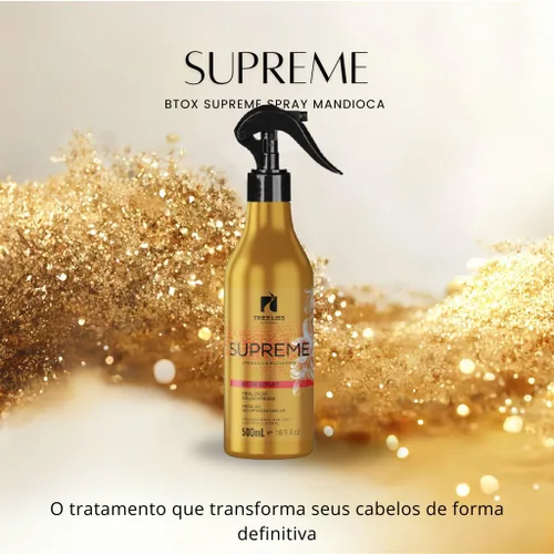 Árbol Liss BTOX Spray Supremo 500ML Mascarilla para el Cabello Tratamiento Btox Frizz Eliminar Volumen Reducir Suave Onda Capilar Realineación