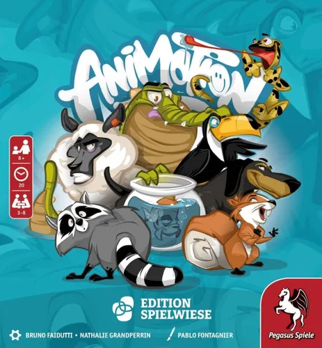 Miniatura 3 de Pegasus Spiele Animotion - Juego de cartas para 3 a 8 jugadores - Juegos de cartas para la familia - 20 minutos de juego - Juegos para la noche