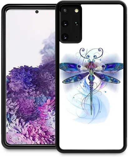 Miniatura 19 de ZHEGAILIAN Funda compatible con Samsung Galaxy S20 FE, diseño de esqueleto de encaje gótico victoriano, acrílico duro y TPU anti-caída