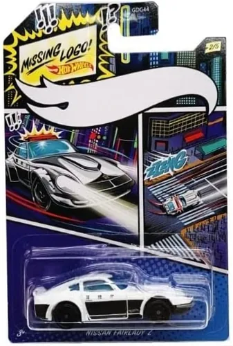 Miniatura 3 de Hot Wheels Police Pursuit Comic Missing Logo Art Variant - Paquete completo de 5 (edición 2020) Coches de policía coleccionables 1:64 fundidos a
