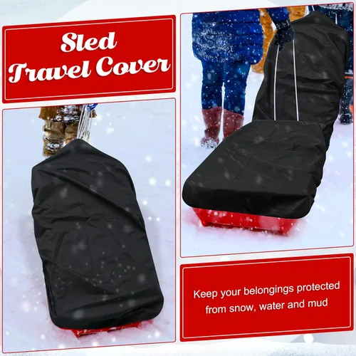 Miniatura 3 de Cubierta de viaje para pesca en hielo, cubierta de trineo 600d, impermeable, protector de almacenamiento de viaje para actividades al aire libre