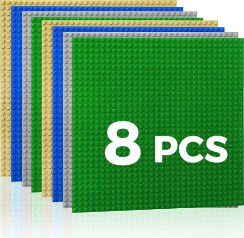 Miniatura 9 de Placas de construcción clásicas de 10 x 10 pulgadas, 100% compatibles con todas las principales marcas y mesas de actividades, plataformas creativas