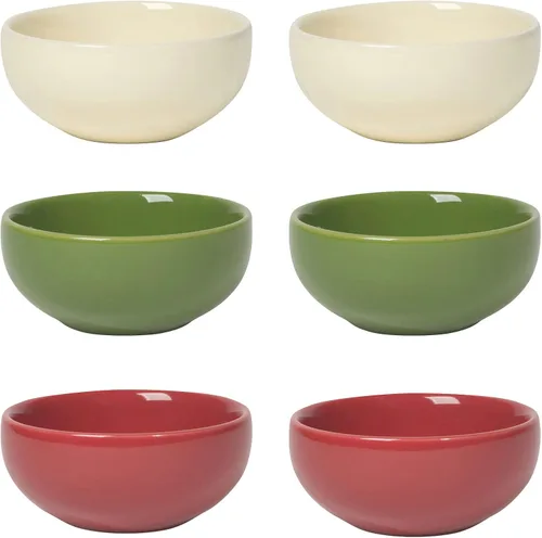 Miniatura 14 de Now Designs Canyon - Juego de tazones de cerámica, plato para salsa de soja, juego de 6, 2 oz