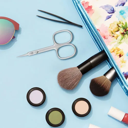 Miniatura 4 de AOMIG Tijeras de cutícula para uñas, 2 piezas afiladas curvadas multiusos de acero inoxidable tijeras de belleza cortador de manicura para uñas