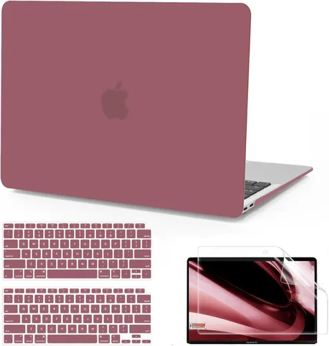 Miniatura 16 de B BELK Funda compatible con MacBook Air de 13 pulgadas 2022 2021 2020 2019 2018 A2337 M1 A2179 A1932 Touch ID, carcasa rígida de plástico mate