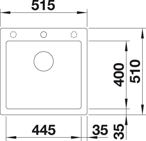 Miniatura 3 de Blanco 523684 PLEON 5 Silgranit PuraDur con Residuos Pop-Up, Nuez moscada
