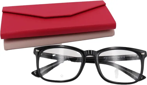 Miniatura 133 de Real Sic Funda para lentes de sol para hombres y mujeres, soporte magnético plegable para lentes de sol, inspirado en el color sólido
