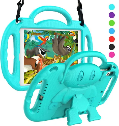 Miniatura 9 de SUPLIK Funda para niños para iPad de 5ª/6ª generación (9.7 pulgadas, 2017/2018), iPad Air 1 y Air 2 y Pro 9.7 Funda para niños con correa
