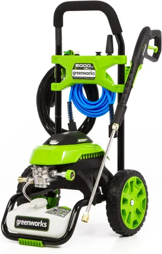 Miniatura 16 de Greenworks 2100 PSI (certificado SGS) 1.2 GPM 13Amp Lavadora eléctrica compacta a presión con mango telescópico para autos, calzadas, patios