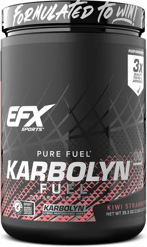 Miniatura 13 de EFX Sports Karbolyn Fuel Polvo de Carbohidratos de Absorción Rápida Carga de Carbohidratos, Energía Sostenida, Recuperación Rápida Libre