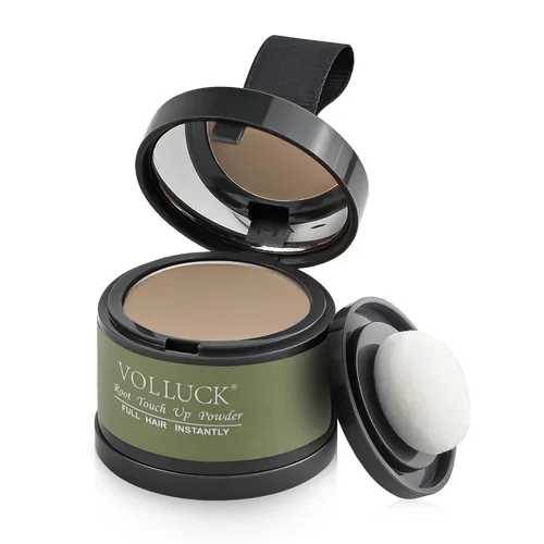 Miniatura 40 de Polvo de retoque de raíz, polvo instantáneo para la línea del cabello para áreas delgadas y cobertura de cabello gris, cobertura de raíz natural