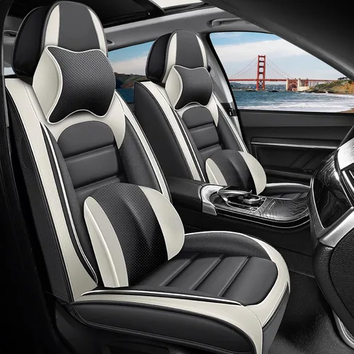 Miniatura 17 de Funda de cuero de 2 asientos para Mazda CX-3 CX-30 CX-5 CX-50 MX-30, antideslizante, impermeable, resistente al desgaste, funda universal