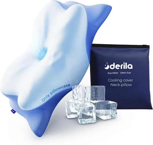 Miniatura 9 de Derila Ergo - Funda de almohada térmica para almohada cervical para cuello cervical, almohada refrescante para almohada de espuma viscoelástica