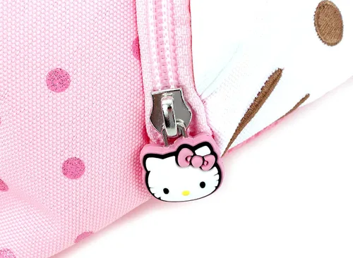 Miniatura 7 de Hello Kitty - Riñonera para cinturón de cintura con cremallera, bolsa cruzada para hombro, Rosa-Hello