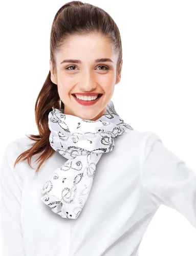 Miniatura 4 de CBC Crown Bufanda de notas musicales de moda para mujer (varios patrones, colores)