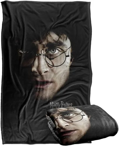 Harry Potter - Póster de las Reliquias de la Muerte Parte 1, manta supersuave de tacto sedoso, 36 x 58 pulgadas