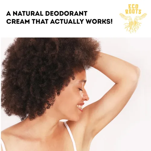 Miniatura 4 de ECO ROOTS Desodorante Natural para Mujeres y Hombres Crema Desodorante Orgánica Sin Aluminio Desodorante Saludable Sin Bicarbonato de Sodio