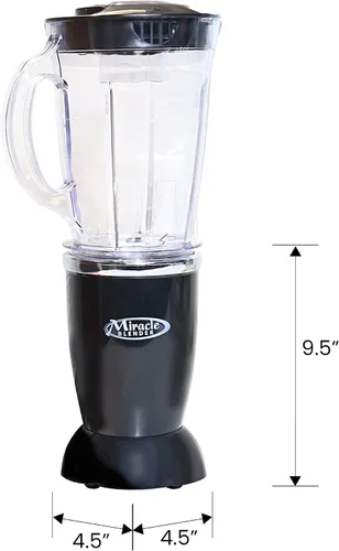 Miniatura 7 de Total Chef Miracle - Batidora eléctrica para batidos, trituración de hielo y función de pulso, licuadora de bala resistente, electrodomésticos