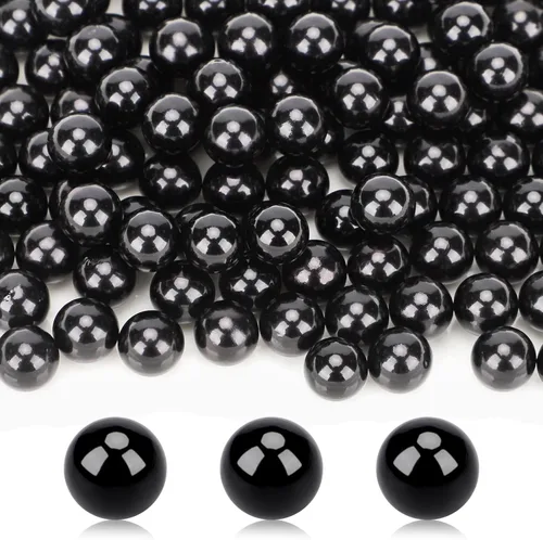 Miniatura 17 de Suream 7500 cuentas pulidas sin agujeros para organizador de brochas de maquillaje, perlas redondas brillantes para relleno de jarrón, cuentas