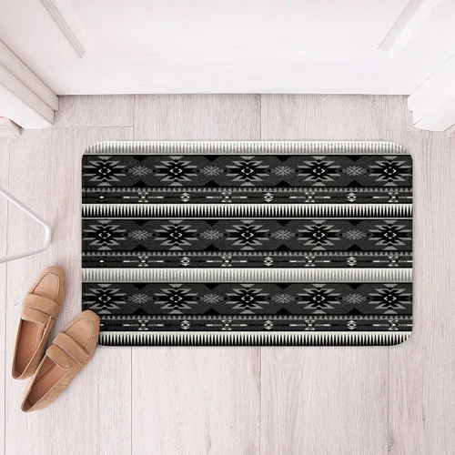 Miniatura 39 de Feelyou Aztec Bathroom Rugs Aztec Southwestern Printed Bath Mats for Bathroom Bohemian Bath Rugs for Shower Tub Cowboy Cowgirl Bathroom Accossories