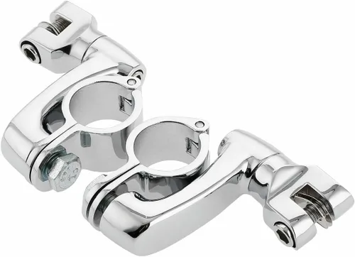 Miniatura 31 de TCT-MOTORPARTS Soportes de clavijas de pie de barra de carretera negro para Harley Touring 22/25/32/1.378 in