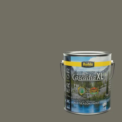 Miniatura 158 de Rodda Paint CASCADIA XL Pintura e imprimación satinada exterior en uno, cuarto de galón, pimienta de Jamaica