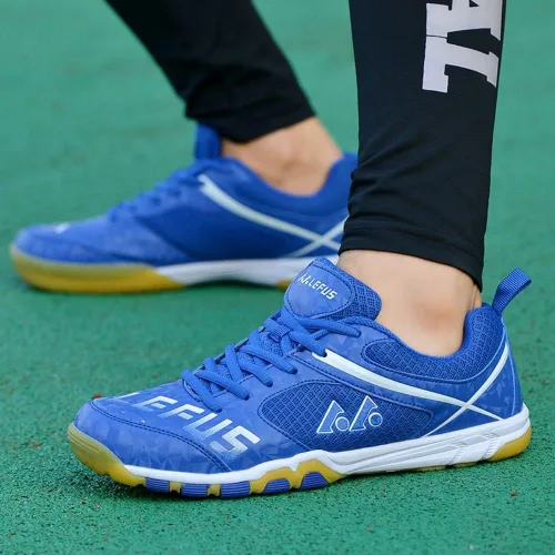 Miniatura 7 de Zapatos deportivos ligeros de cancha para interiores y hombres, transpirables, para pickleball, bádminton, tenis de mesa
