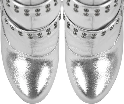 Miniatura 4 de Richealnana Botas altas hasta la rodilla con plataforma y cordones para mujer