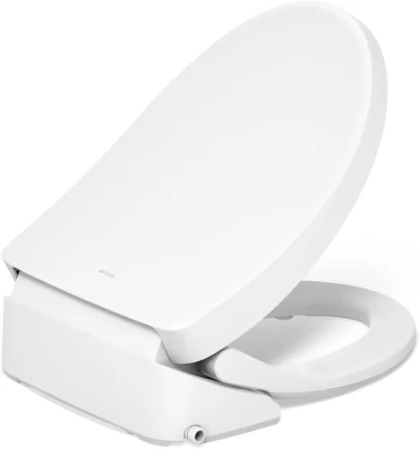 Miniatura 12 de Kohler PureWash E815 - Asiento de inodoro alargado para bidé, agua tibia, blanco con control remoto, varita de autolimpieza, controles