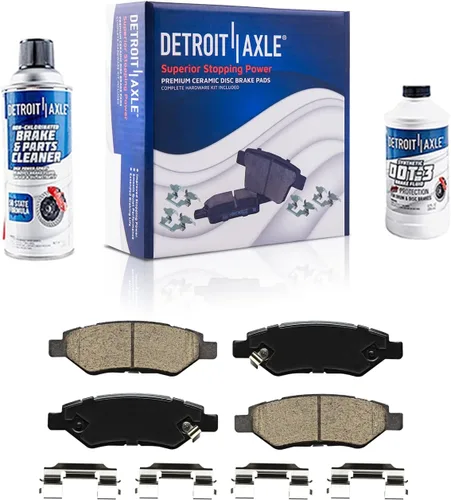 Miniatura 99 de Detroit Axle - Pastillas de freno traseras para Kia Sportage 2017-2022, Hyundai Tucson 2016-2021, pastillas de freno de cerámica 2018 2019 2020