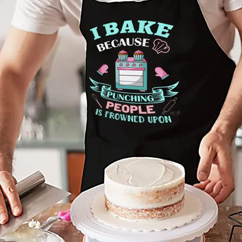 Miniatura 4 de Divertidos regalos para hornear, delantal para hornear, regalos para panaderos, regalos de repostería para mujeres, delantales de cocina