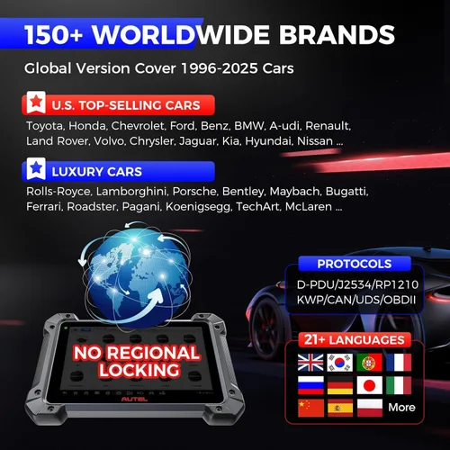 Miniatura 3 de Autel MaxiSYS MS909EV: 205 Igual que MS908S PRO II OBD2 Escáner de diagnóstico de coche, servicio de 38+, prueba activa, diagnóstico de todo