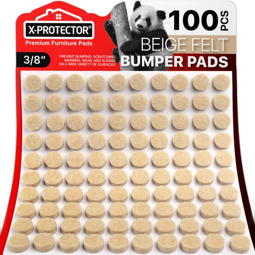 Miniatura 15 de X-Protector Tiras Amortiguadoras para Puertas de Gabinete - 40 PIEZAS - Silenciador de Puerta Transparente - Amortiguadores Premium para Puertas