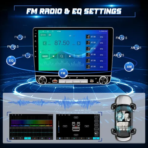Miniatura 6 de Leadfan Radio de coche de 8 núcleos 4+64G para Ford F150 2009-2012 estéreo con Carplay inalámbrico Android Auto, 10.1 '' Android 13 pantalla táctil