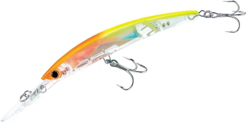 Yo-Zuri Crystal 3D Minnow Deep Diver Señuelo articulado Naranja Amarillo