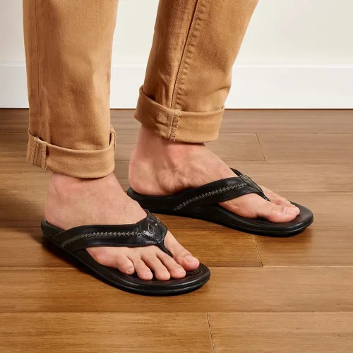 Miniatura 2 de OLUKAI Men's Mea Ola Leather Beach Sandals