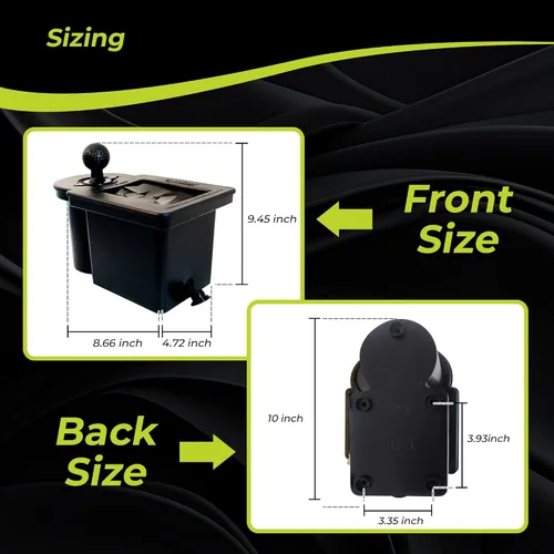 Miniatura 7 de Club Clean – Original Golf Cart Ball & Club Washer Kit with Universal Bracket + Optional Custom Mounting Brackets – Fits EZGO RXV, Club Car Arandela