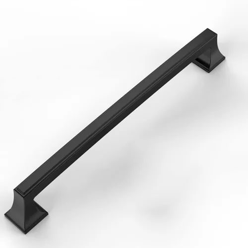 Miniatura 24 de Amerdeco ZH0010 - Paquete de 10 tiradores de gabinete de níquel satinado cepillado de 3 pulgadas (2.992 in) con agujero central para gabinetes