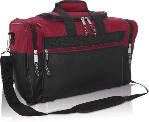 Miniatura 59 de Bolsa de lona, de DALIX, para el gimnasio, para viajar, 17 pulgadas