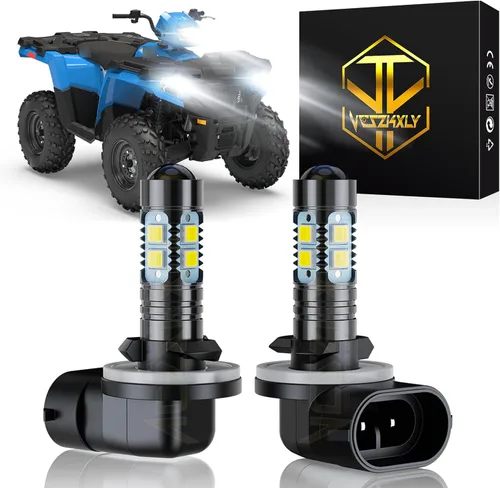 Compatible con Polaris Sportsman 400 450 500 550 570 600 700 800 XP 3 X Faros Delanteros, Bombillas de Luz 12V 35W 4010253, Bombillas de Faro