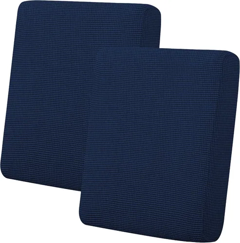Miniatura 117 de Easy-Going - 4 Fundas de cojín elásticas para sofá seccional, izquierda/derecha, en forma de L, funda de asiento antideslizante, suave, flexible